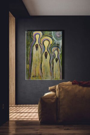 Keyhole People- SOLD -