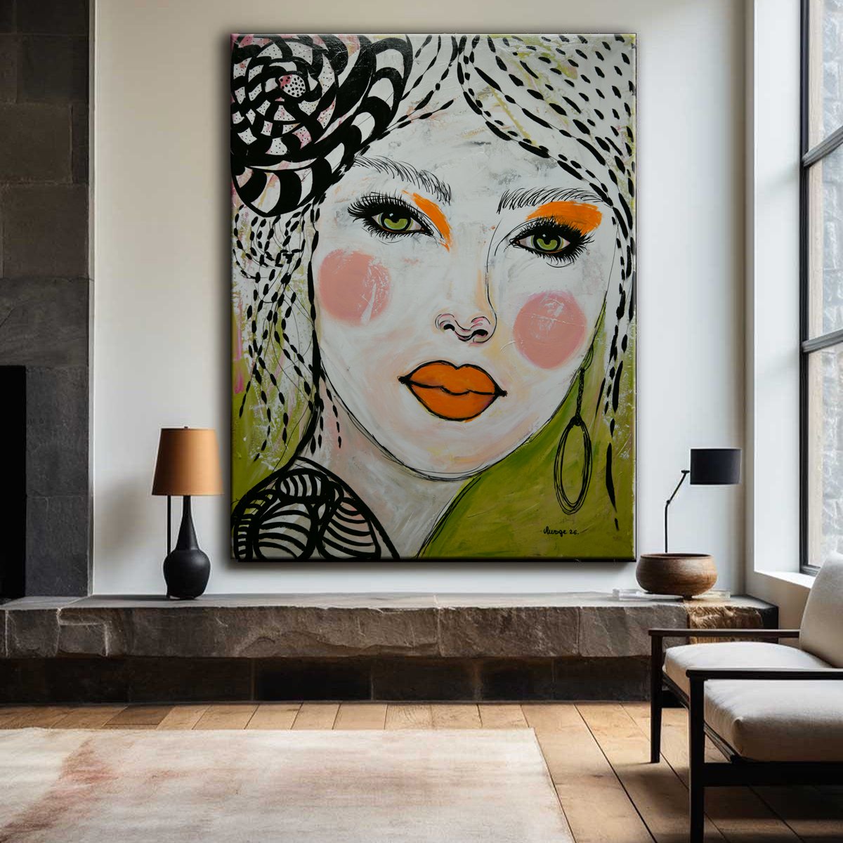 Green Eyes - SOLD- - Image 2